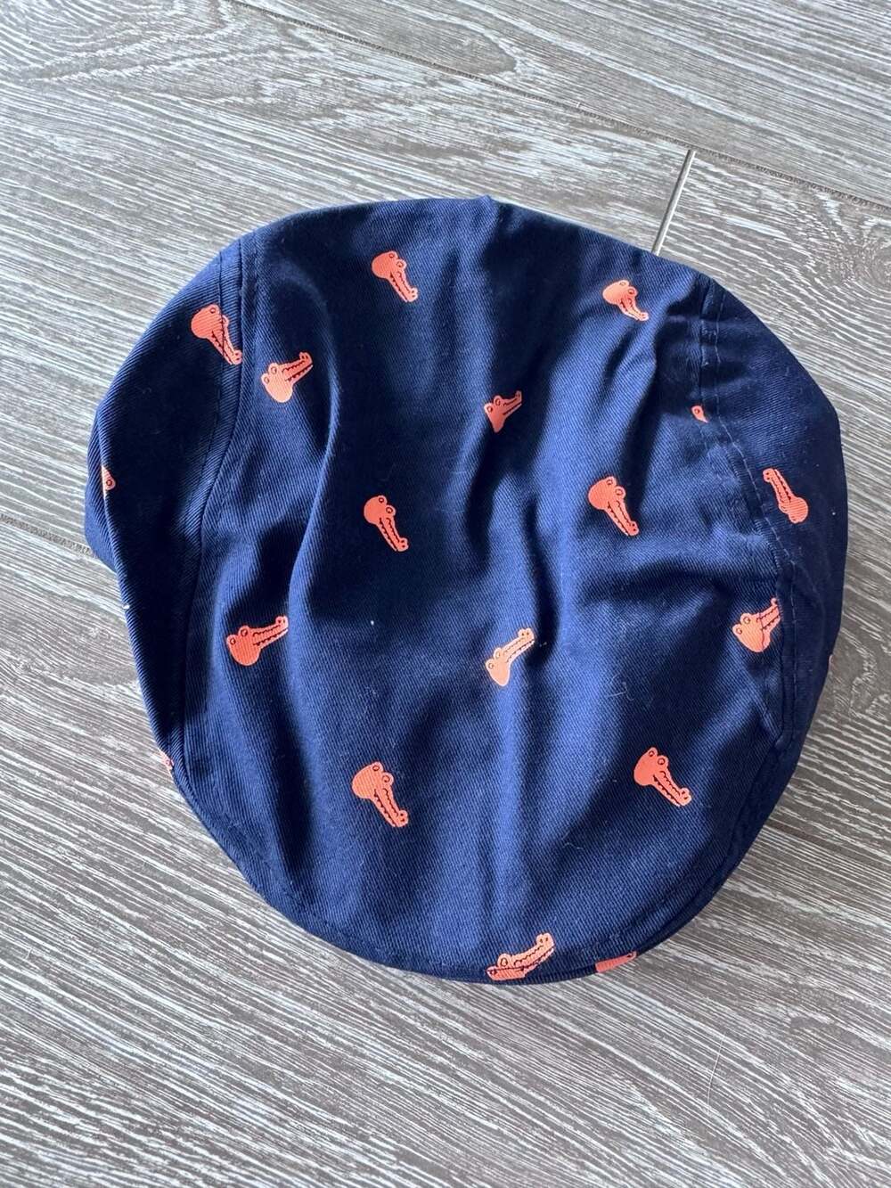 Okie Dokie Alligator Print Newsboy Cap Size 2-6Y